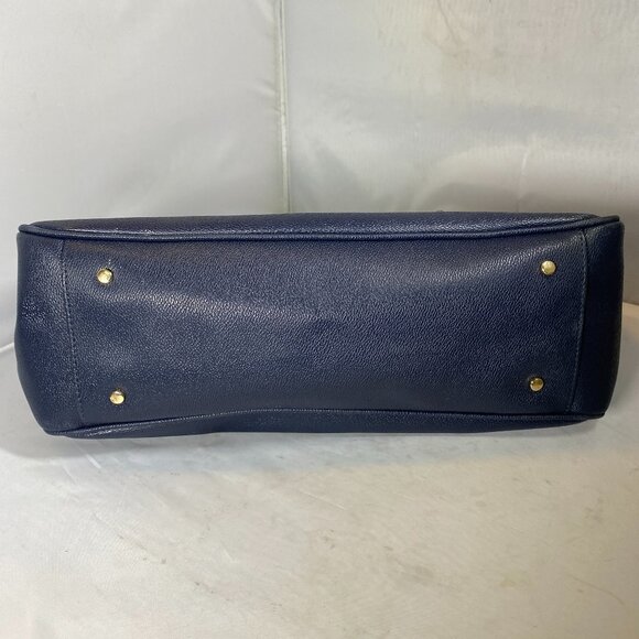 Tory Burch Large Roslyn Navy tote - Picture 6 of 6